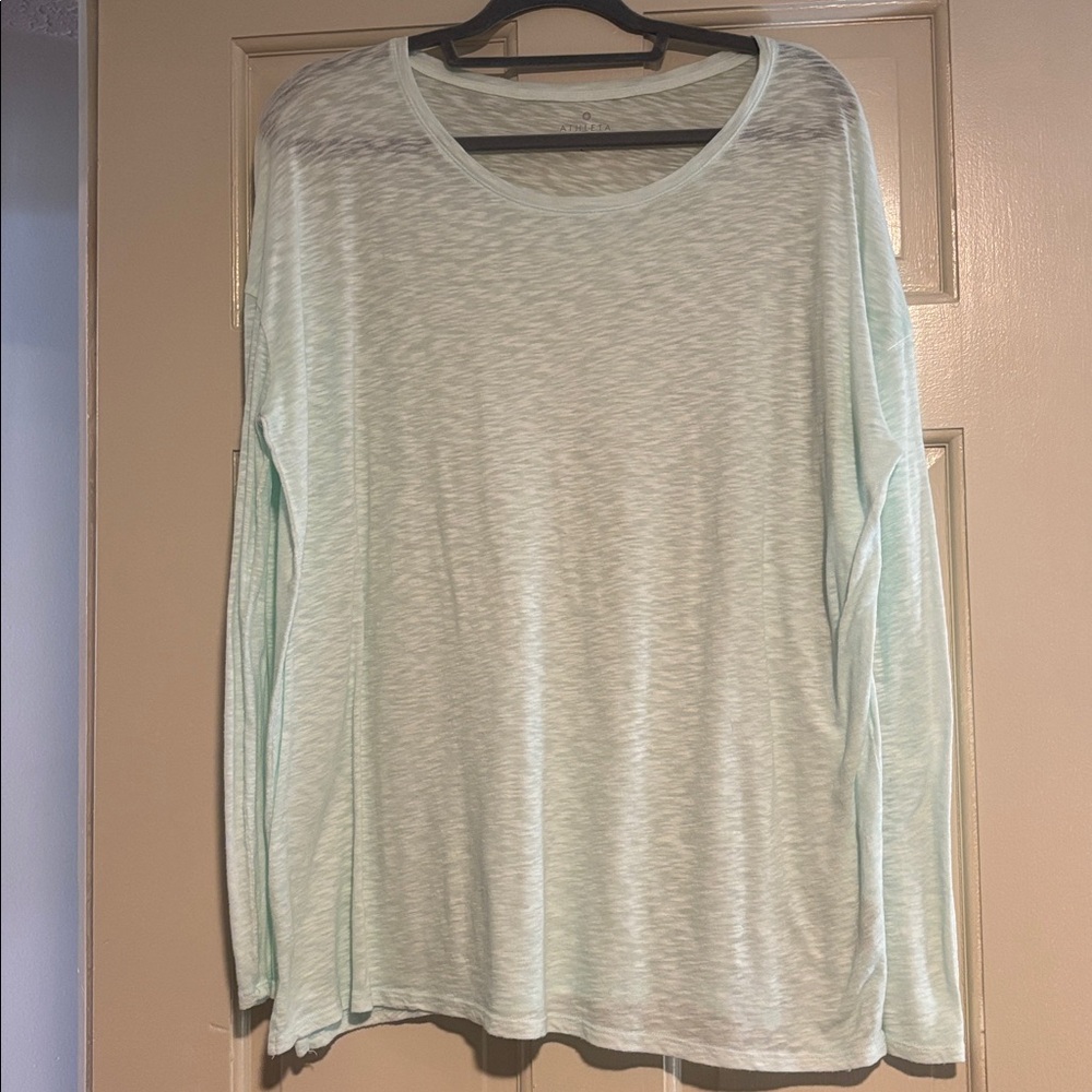 Athleta Light blue Long Sleeve Top